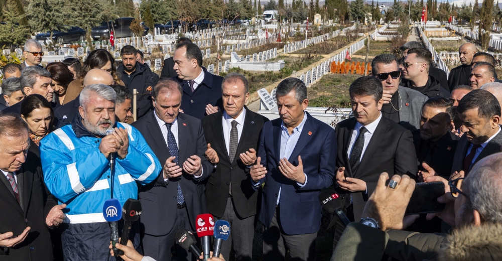 BAŞKAN SEÇER VE ÖZGÜR ÖZEL, 6 ŞUBAT’IN 3. YIL DÖNÜMÜNDE ADIYAMAN’DA