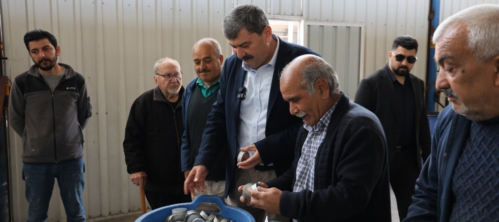 BAŞKAN YILDIZ, KÜÇÜK SANAYİ ESNAFIYLA BULUŞTU