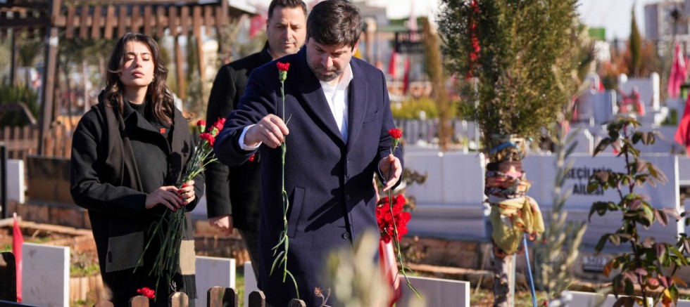 BOLTAÇ ADIYAMAN’DA 6 ŞUBAT DEPREMLERİNİ ANMA PROGRAMLARINA KATILDI