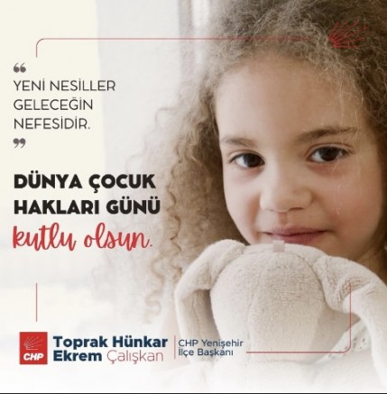 DÜNYA ÇOCUK HAKLARI GÜNÜ KUTLU OLSUN