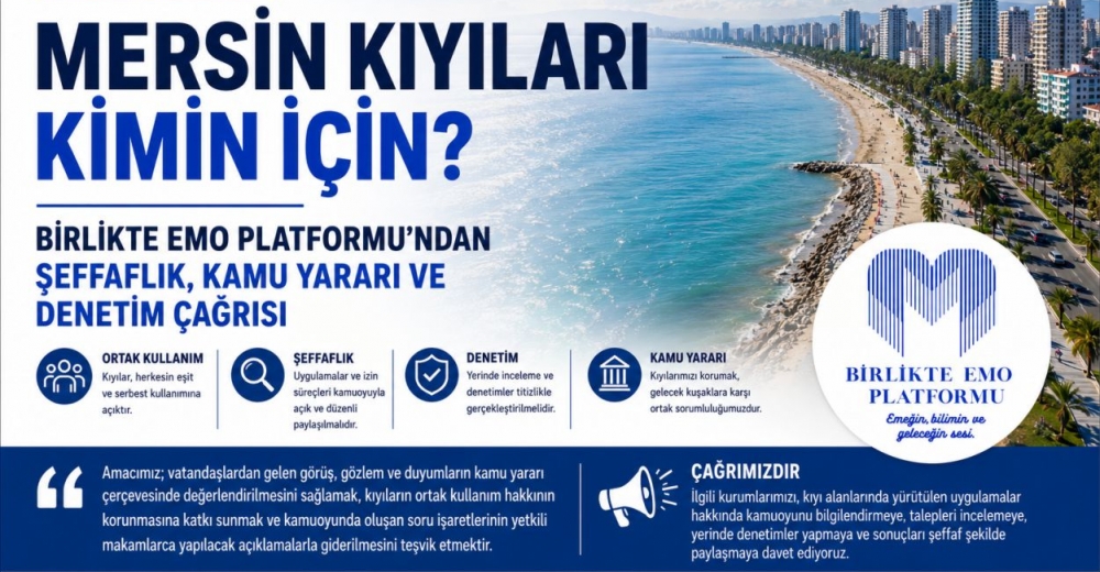 MERSİN KIYILARI KİMİN İÇİN?
