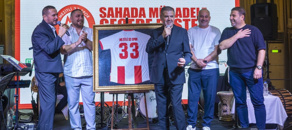 MEZİTLİ 33 SPOR’A “SAHADA MÜCADELE, GECEDE DESTEK” GECESİ