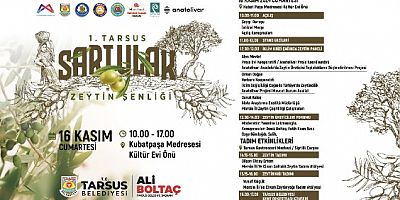 1. TARSUS SARIULAK ZEYTİN ŞENLİĞİ BAŞLIYOR