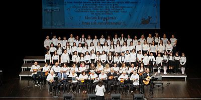 21. Nevit Kodallı Çoksesli Korolar Festivali’nde 7 şehirden 1800 korist sahne aldı