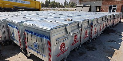 Akdeniz Belediyesi'nden Daha Temiz Bir Kent İçin Yeni Çöp Konteynerleri