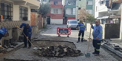 Akdeniz Belediyesinden İlçe Genelinde Yol ve Kaldırım Çalışmaları Devam Ediyor