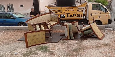 Akdenizde Her Gün Tonlarca Mobilya, İnşaat, Tekstil ve Tarımsal Atık Toplanıyor