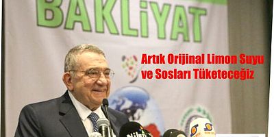 Artık Orijinal Limon Suyu ve Sosları Tüketeceğiz