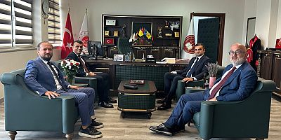 BARO BAŞKANI ÖZDEMİR, SİLİFKE CUMHURİYET BAŞSAVCISI AKYILDIZ’I ZİYARET ETTİ