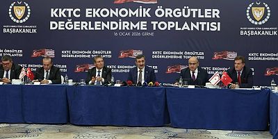Başbakan Ünal Üstel, KKTC Ekonomik Örgütler Platformu ile bir araya geldi...