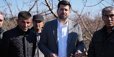 BAŞKAN ALİ BOLTAÇ’TAN ZİRAİ DON NEDENİYLE ÇİFTÇİLERE DESTEK ZİYARETİ