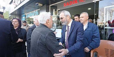BAŞKAN BOZDOĞAN'A YOĞUN İLGİ