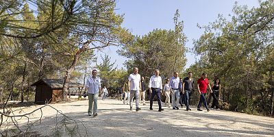 BAŞKAN SEÇER, BÜYÜKŞEHİR’İN DÜZENLEDİĞİ EMİRLER ORMAN PARKI PİKNİK ALANI’NI İNCELEDİ