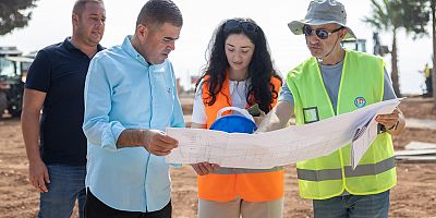 BAŞKAN TUNCER, SAHADA DEVAM EDEN ÇALIŞMALARI YERİNDE İNCELEDİ