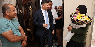 BAŞKAN V. ŞENERDEN KAHRAMAN GAZİLERİMİZE VE ŞEHİT AİLELERİMİZE VEFA ZİYARETİ