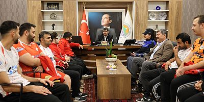 BAŞKAN YILDIZ, ÖZEL MİSAFİRLERİNİ AĞIRLADI