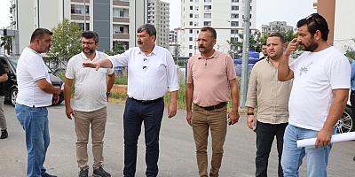 BAŞKAN YILDIZ, PORTAKAL MAHALLESİ’NDE KALDIRIM ÇALIŞMALARINI İNCELEDİ