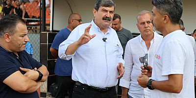 BAŞKAN YILDIZ, YENİ MERSİN İDMAN YURDU’NUN ALTYAPI SEÇMELERİNİ ZİYARET ETTİ