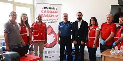 Emniyet Müdürlüğü’nde Kan Bağışı Kampanyası