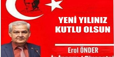 Erol ÖNDER'den Yeni Yıl Mesajı