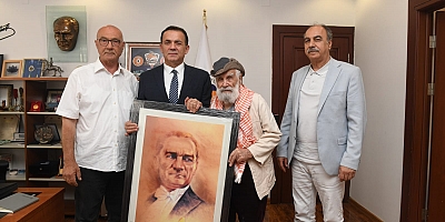 Etem Çalışkan, Başkan Abdullah Özyiğit’i ziyaret etti 