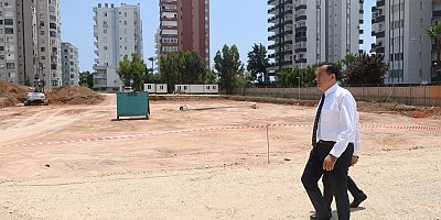 kent kütüphanesinin inşaat alanı