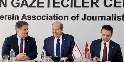 KKTC 5. Cumhurbaşkanı Ersin Tatar’dan Mersin Gazeteciler Cemiyeti’ne ziyaret