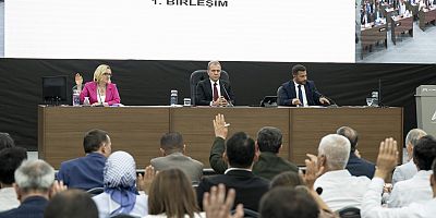 MERSİN BÜYÜKŞEHİR BELEDİYE MECLİSİ MAYIS AYI 1. BİRLEŞİMİ GERÇEKLEŞTİRİLDİ