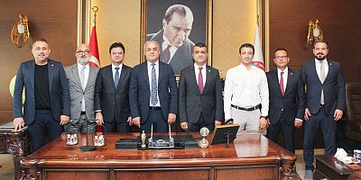 MERSİN CUMHURİYET BAŞSAVCISI ÇELİKKOL VE KOMİSYON BAŞKANI CEYLAN’DAN, BARO BAŞKANI ÖZDEMİR’E ZİYARET