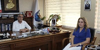 Mersin ESOB Başkanı Sarı’ya içini döken İhsaniye Mahalle muhtarı Yılmaz  “ Mahallemizi tamircilerden arındırın”