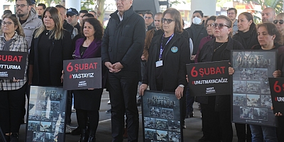 Mezitli’de 6 Şubat anıldı
