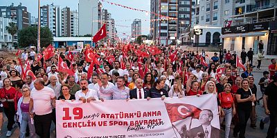 MEZİTLİ’DE COŞKULU 19 MAYIS KUTLAMASI