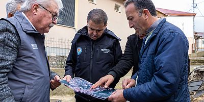 MEZİTLİ’DE HEYELAN, BAŞKAN TUNCER SAHADA, ÇALIŞMALAR SÜRÜYOR