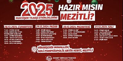 MEZİTLİ’DE YILBAŞI DOYASIYA YAŞANACAK