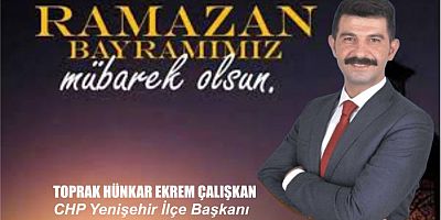 Ramazan Bayramı Mesajı