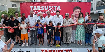 TARSUS BELEDİYESİ’NDEN ANIT MAHALLESİ’NE YENİLENEN BİR YAŞAM ALANI: AZNAKAY PARKI AÇILDI