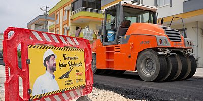 TARSUS BELEDİYESİ’NDEN BAĞLAR MAHALLESİ’NE YOL ATAĞI