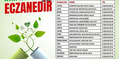 TARSUS’TA ATIK İLAÇLAR ARTIK ECZANELERDE TOPLANACAK