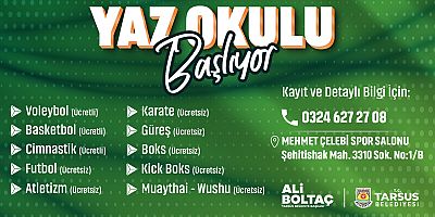 TARSUS'TA SPORLA DOLU BİR YAZ