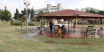 TOROSLAR BELEDİYESİ PARK VE YEŞİL ALANLARDA ÇALIŞMALARINI SÜRDÜRÜYOR