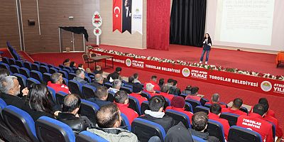 TOROSLAR BELEDİYESİNDEN PERSONELE İŞ SAĞLIĞI VE GÜVENLİĞİ EĞİTİMİ