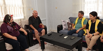TOROSLAR BELEDİYESİNDEN ŞEHİT VE GAZİ AİLELERİNE ANLAMLI ZİYARET