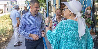 TUNCER, SANAT ÇARŞISI ESNAFLARI İLE BULUŞTU