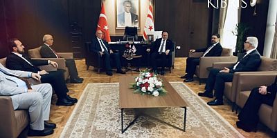 Cumhuriyet Meclisi Başkanı Ziya Öztürkler, Türkiye ve KKTC narenciye sektörü temsilcilerini Meclis’te ağırladı