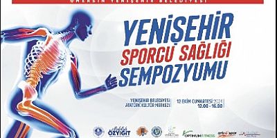 Yenişehir Belediyesi sporcu sağlığı sempozyumu düzenliyor