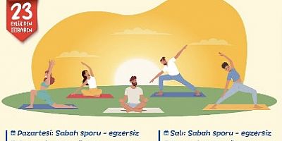 Yenişehir Belediyesinin sabah sporu ve mat pilates etkinlikleri başlıyor