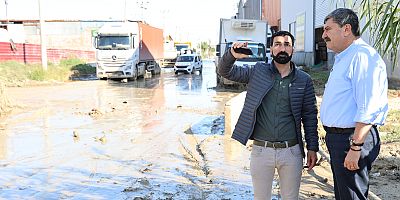 YILDIZ, SAĞANAK YAĞIŞTAN ETKİLENEN MAHALLELERDE İNCELEMELERDE BULUNDU
