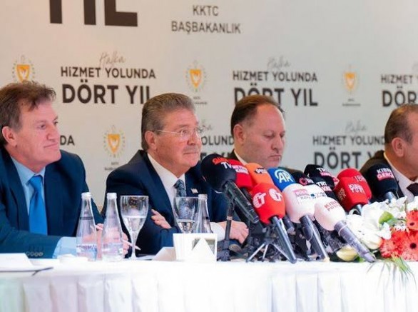 ÜSTEL, “HALKA HİZMET YOLUNDA DÖRT YIL” BAŞLIKLI BASIN TOPLANTISINDA KONUŞTU….